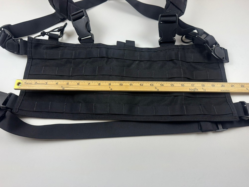 CONDOR Modular Chest Panel Tactical Harness Rig Vest Black