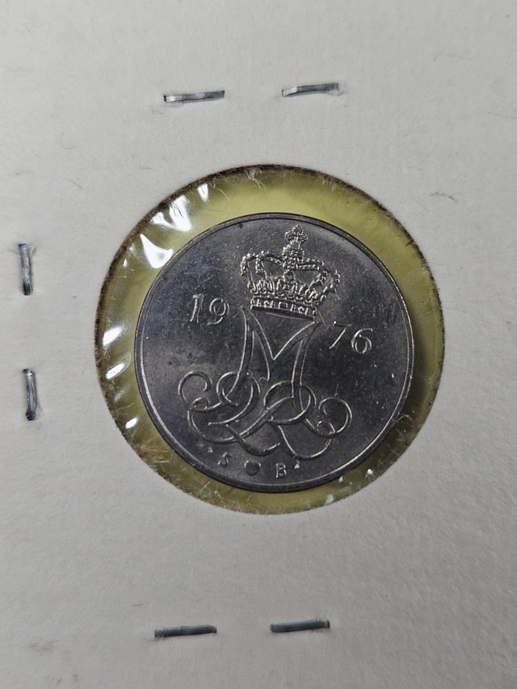 COINS - DENMARK - 10 ORE 1976
