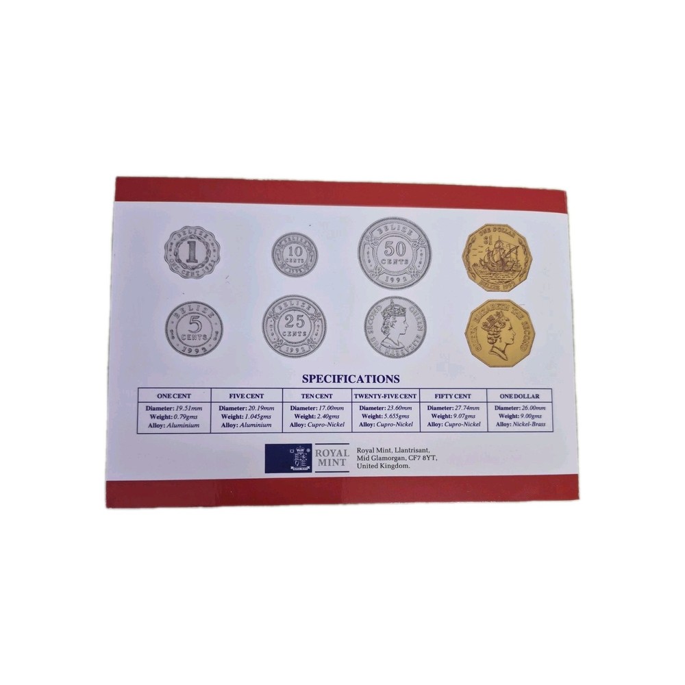1992 Belize Mint Set