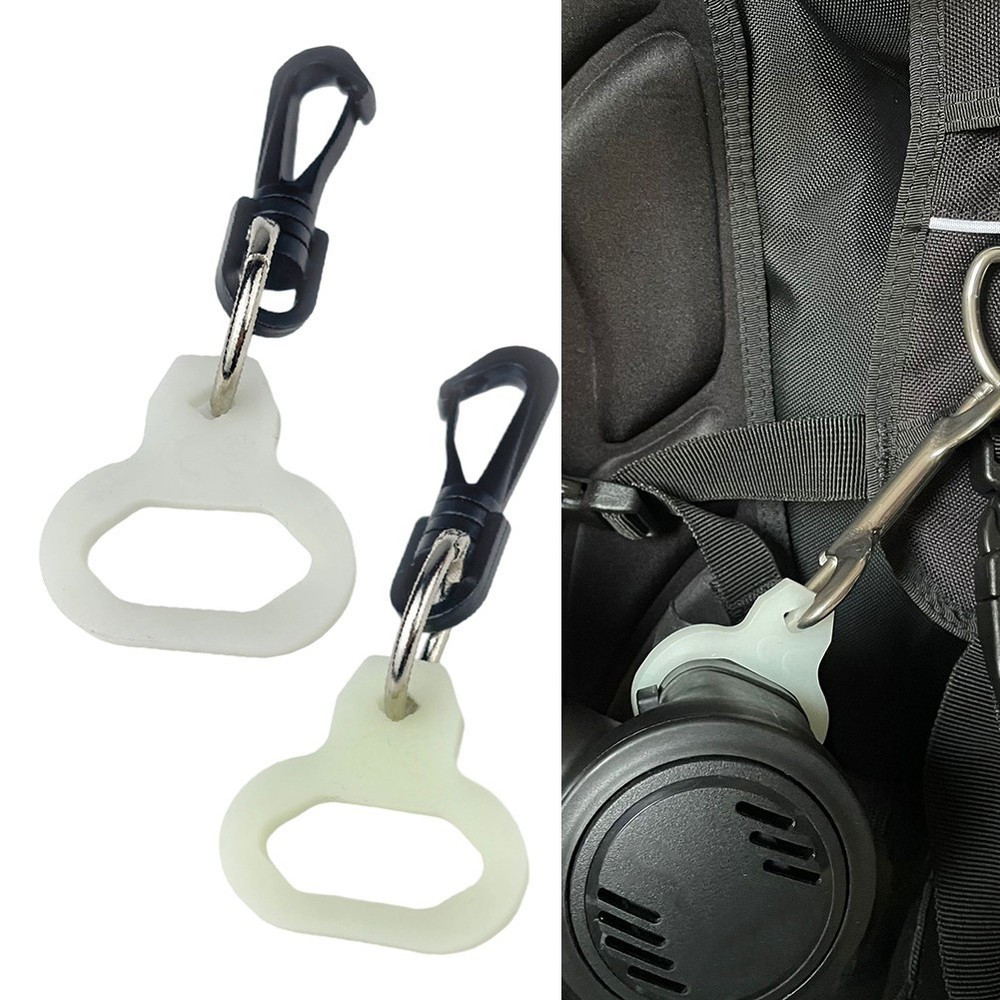 Quick Release Diving Octopus Holder Clip with Luminous Silicone Material