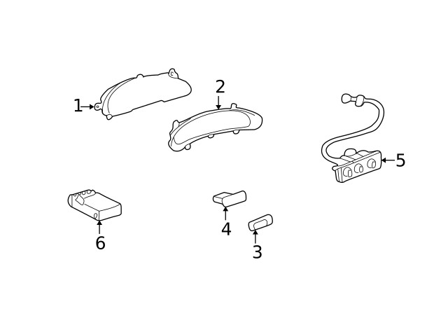 Genuine GM Heater Control 89018242