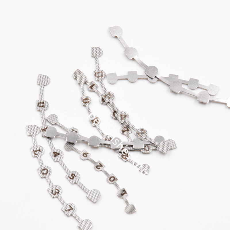 Dental Lingual Retainer Splits Bondable Mesh Base Mark/Universal Upper Lower