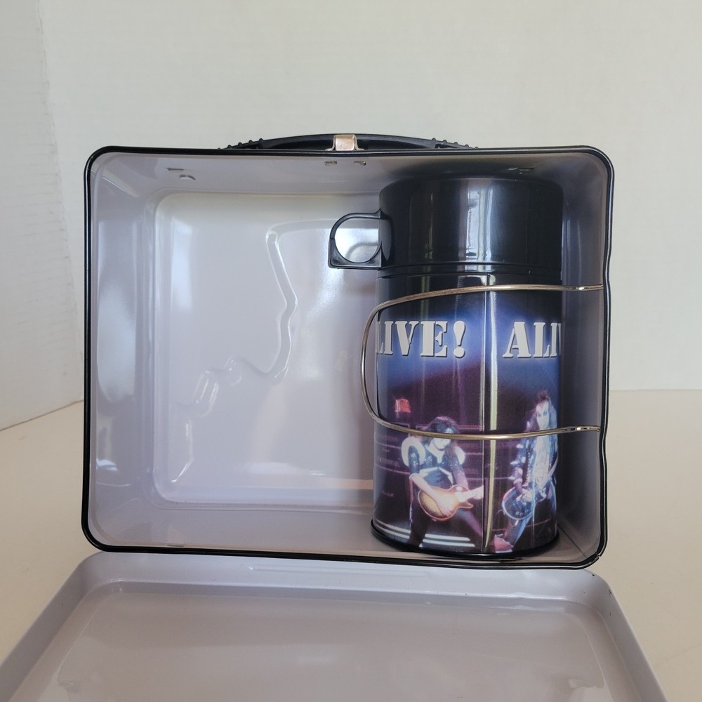 KISS ALIVE! LUNCHBOX & THERMOS Set from 2001 Limited Edition Excellent!