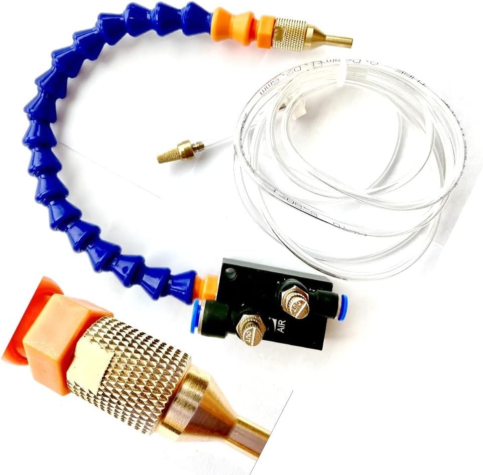 Mist Coolant Lubrication System - Adjustable Nozzle for CNC & Drills