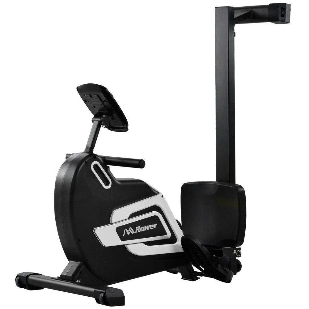 Folding Magnetic Rowing Machine w/ 14 Level Resistance Adjustable Tablet Holder