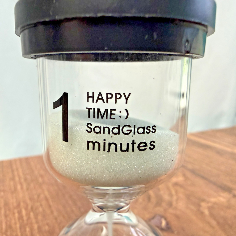 1 Minute Sand Timer Hourglass Classroom Timer Game Night Time Out 3.75”