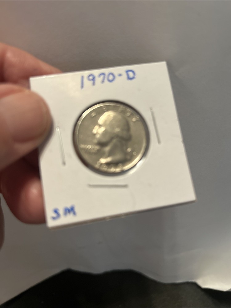 1970-D 25C Washington Quarter- (SM)