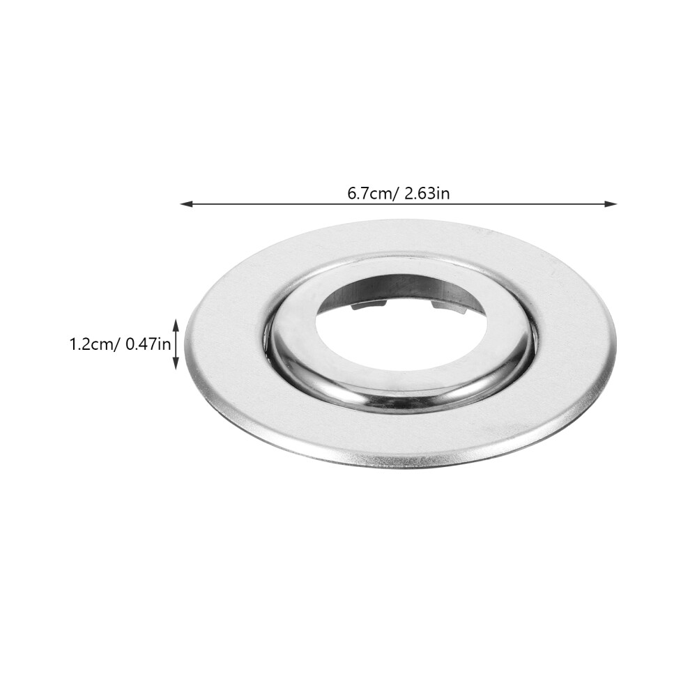 10 Pcs Stainless Plate Sprinkler Head Decorative Cover Fire Shield