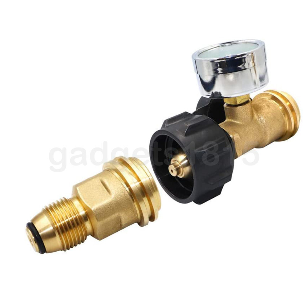 Propane Tank Refill Adapter Converts POL LP Tank Valve to QCC1/Type1 Regualtor