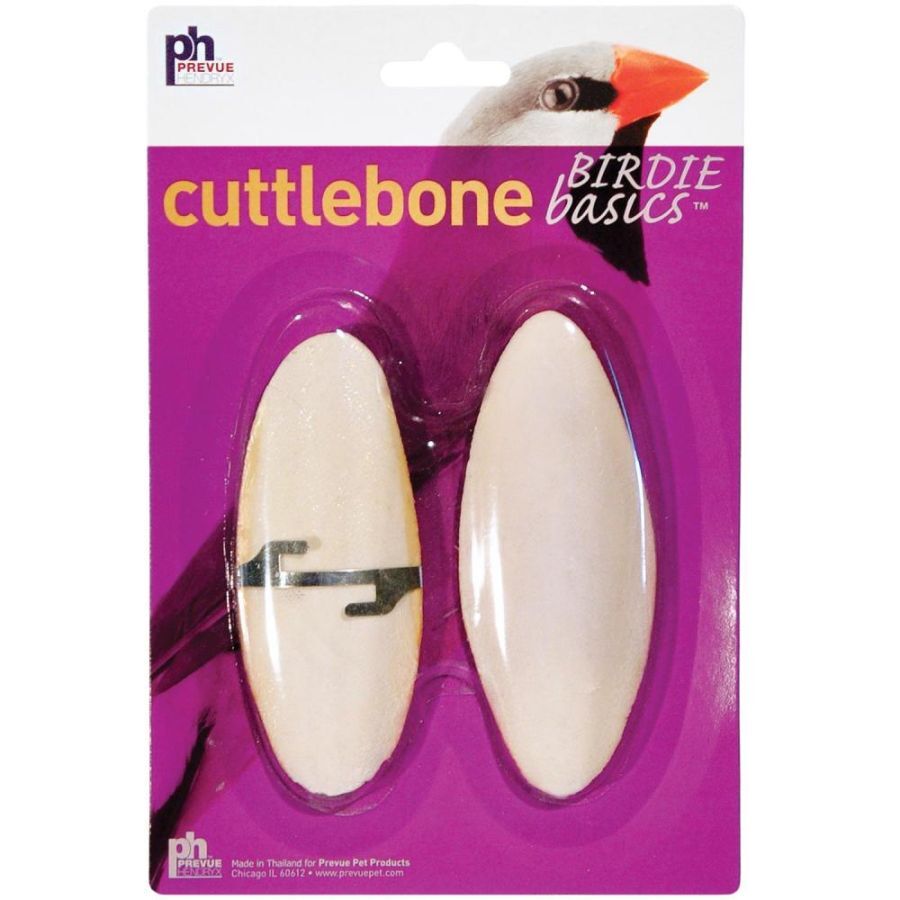 Bird, Prevue Cuttlebone Birdie Basics Small 4 Inch Long (2 count)