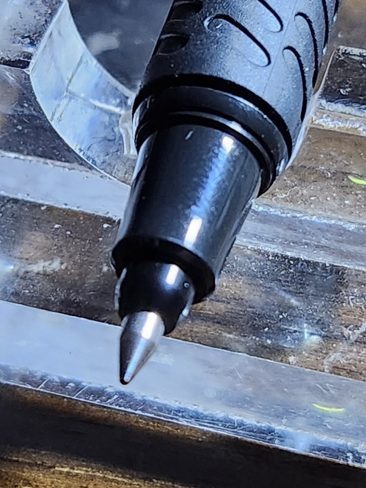 Journaling pen. It can write even upside-down! Space pen technology.