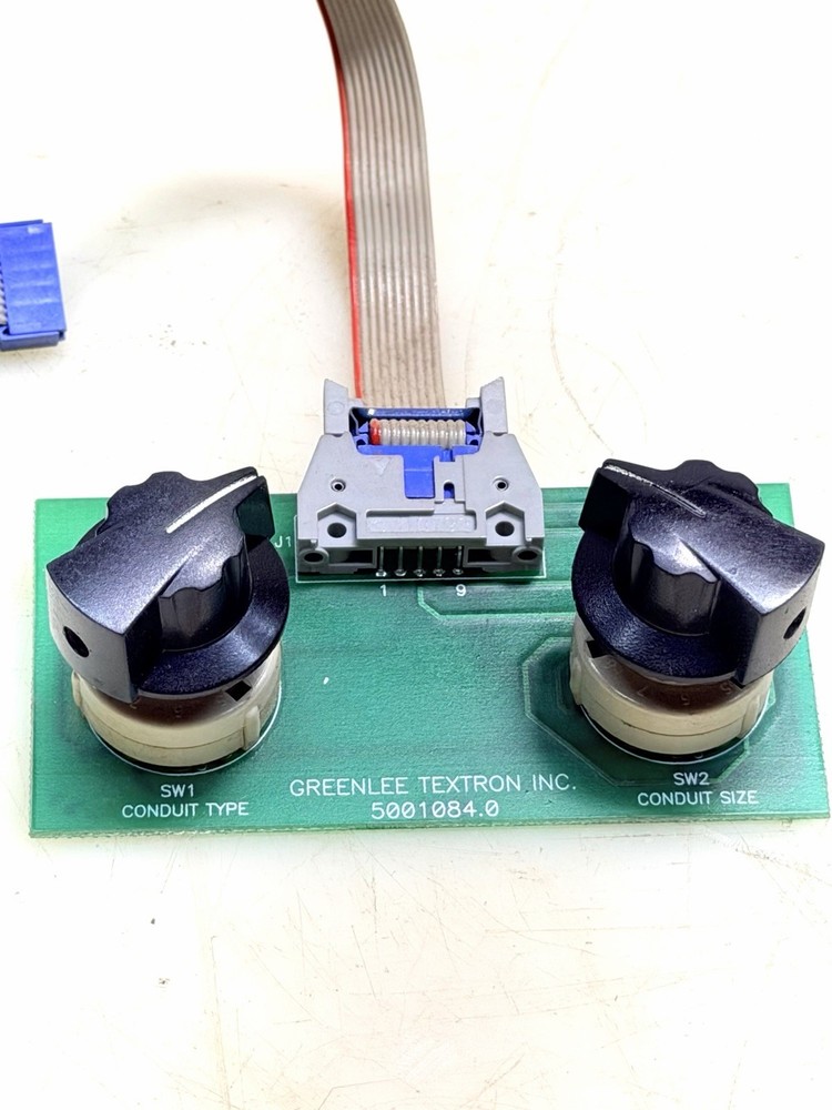 GREENLEE 855 SELECTOR SWITCH CIRCUIT BOARD CONDUIT PIPE BENDER TESTED / WORKS!!!