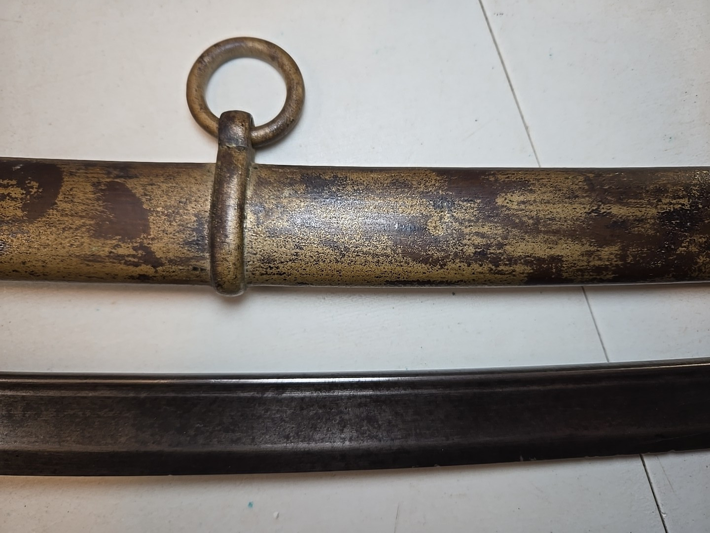 Mansfield & Lamb Civil War Model 1860 Cavalry Sword w/Scabbard - 1863