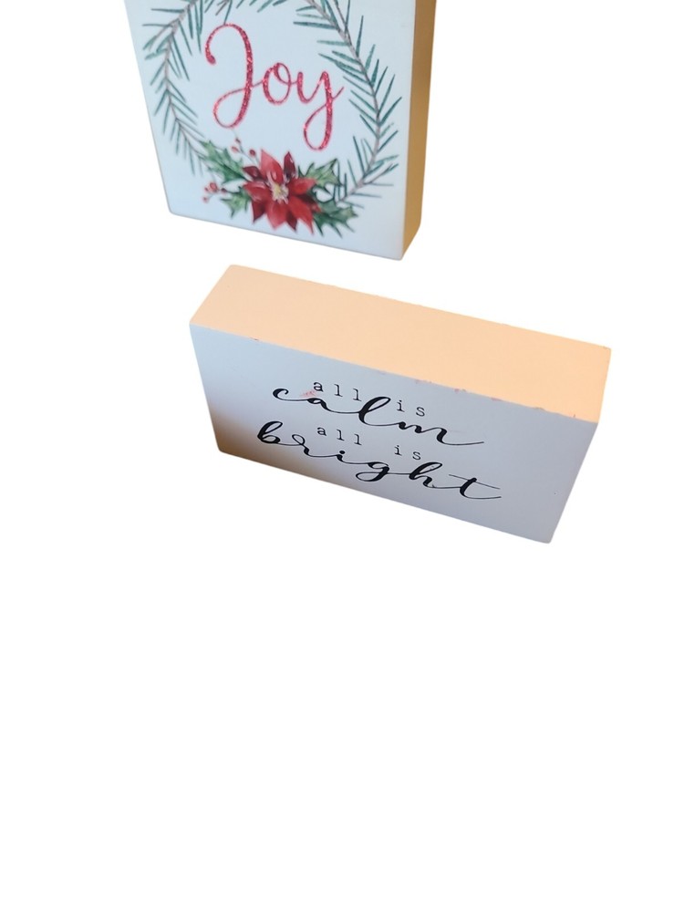 Christmas Table Signs Grannycore Cottagecore