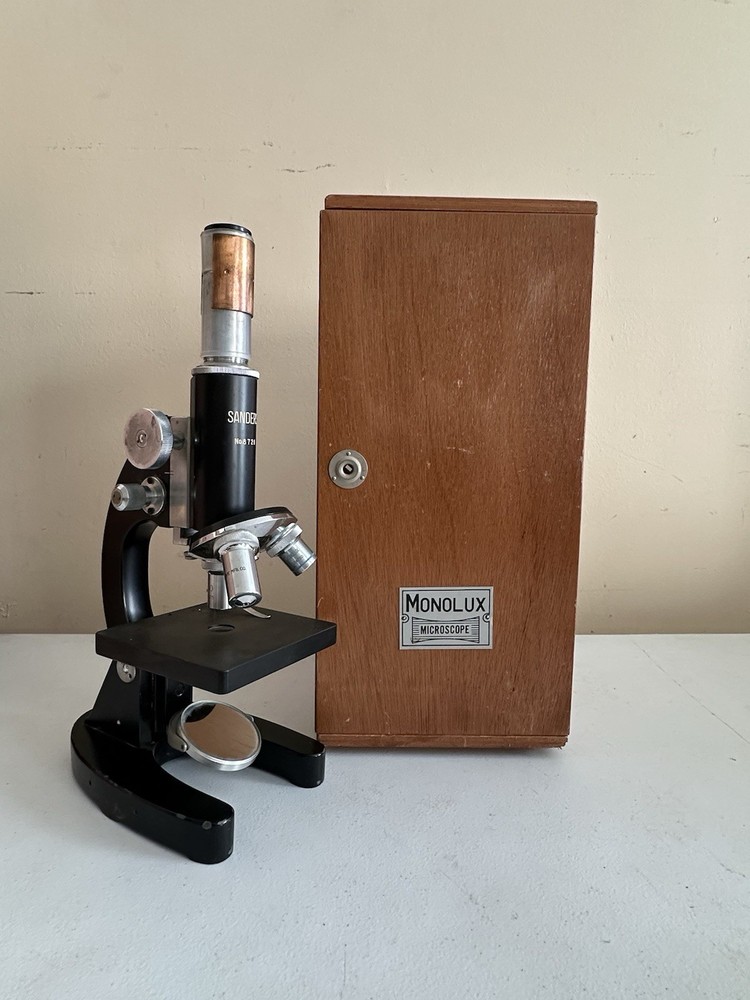 Vintage Monolux Microscope