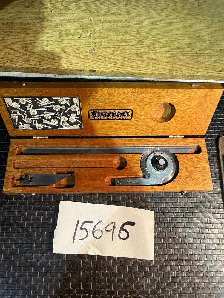Starret No 359 Bevel Protractor w/ 12" Blade