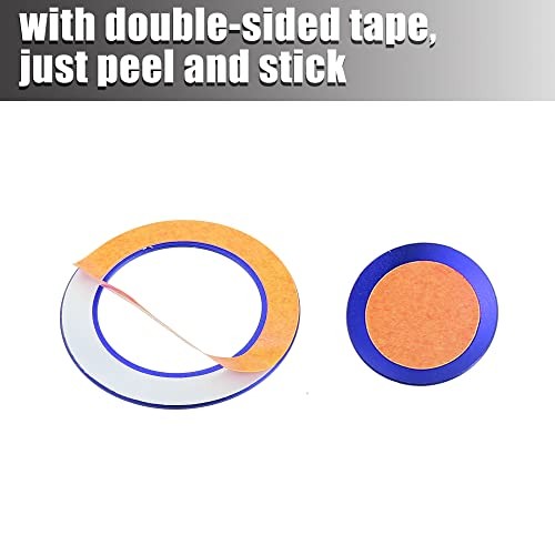 Engine Start Stop Button Cover Kit One Click Push Start Button Trim Blue