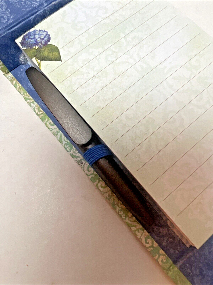 Wells St Lang Flip Note & Pen Blue Hydrangeas from 2016