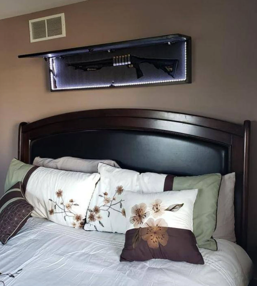 Gun Safe Storage Light Kit ~ LED Battery + Powered Manual Motion Switch PIR
