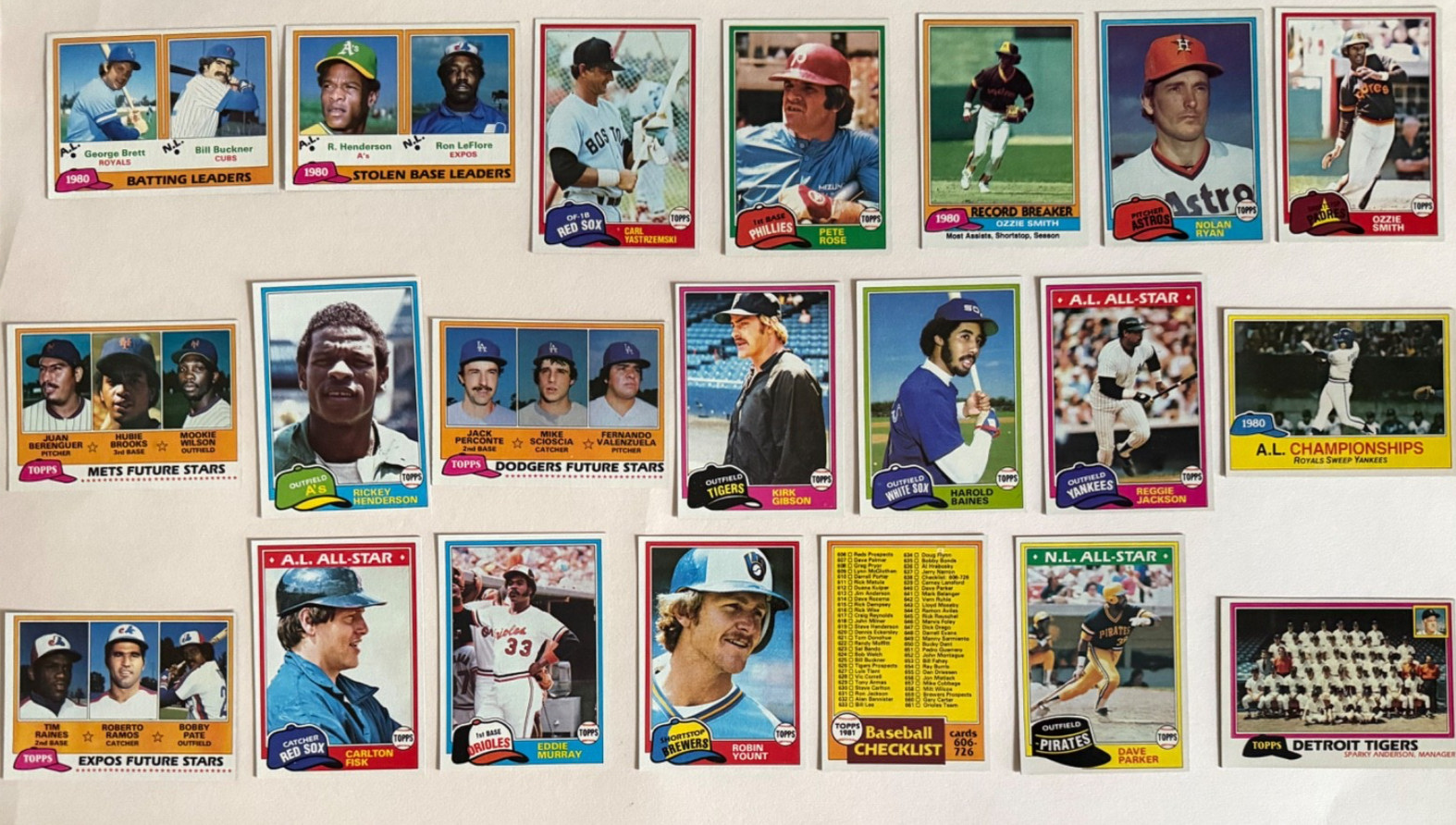 1981 Topps Baseball (1-360) Complete your set! 50% off offer. Free Shipping!