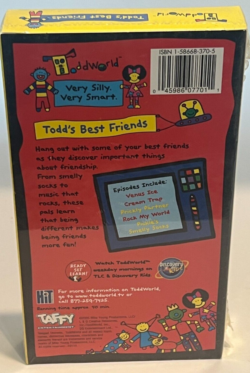 Toddworld Todd's Best Friends New Vhs Hit Entertainment Kids Show