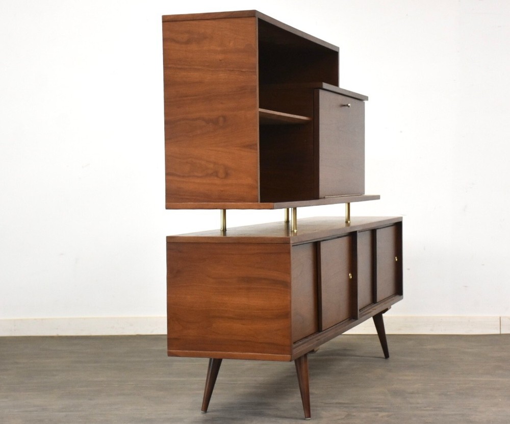 Refinished Walnut Sideboard Credenza