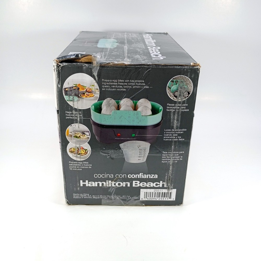 Hamilton Beach Egg Bites Maker With Hard Boiled Egg Maker New Open Box