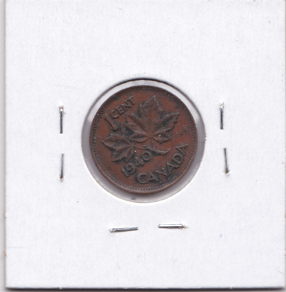 1940 Canada 1 Cent L17B