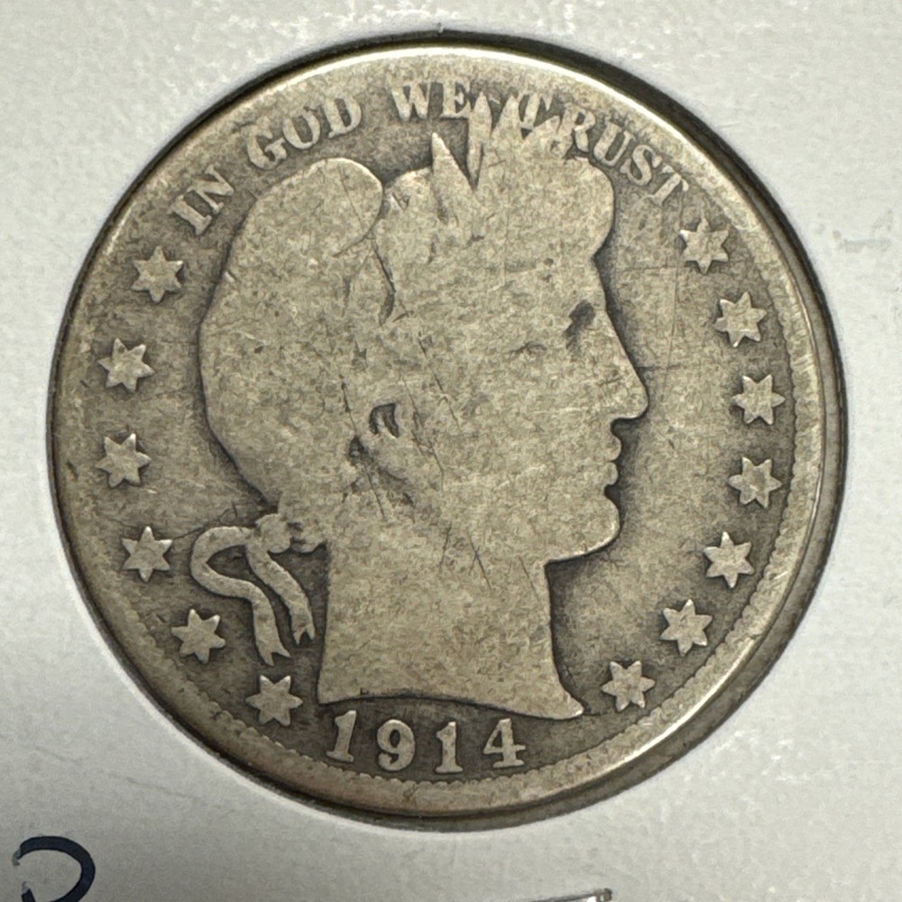1914 Barber Half Dollar