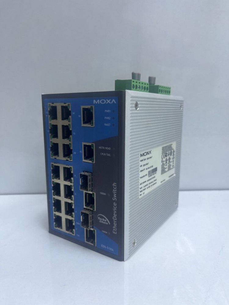 MOXA EDS-518A-T ETHERDEVICE SWITCH