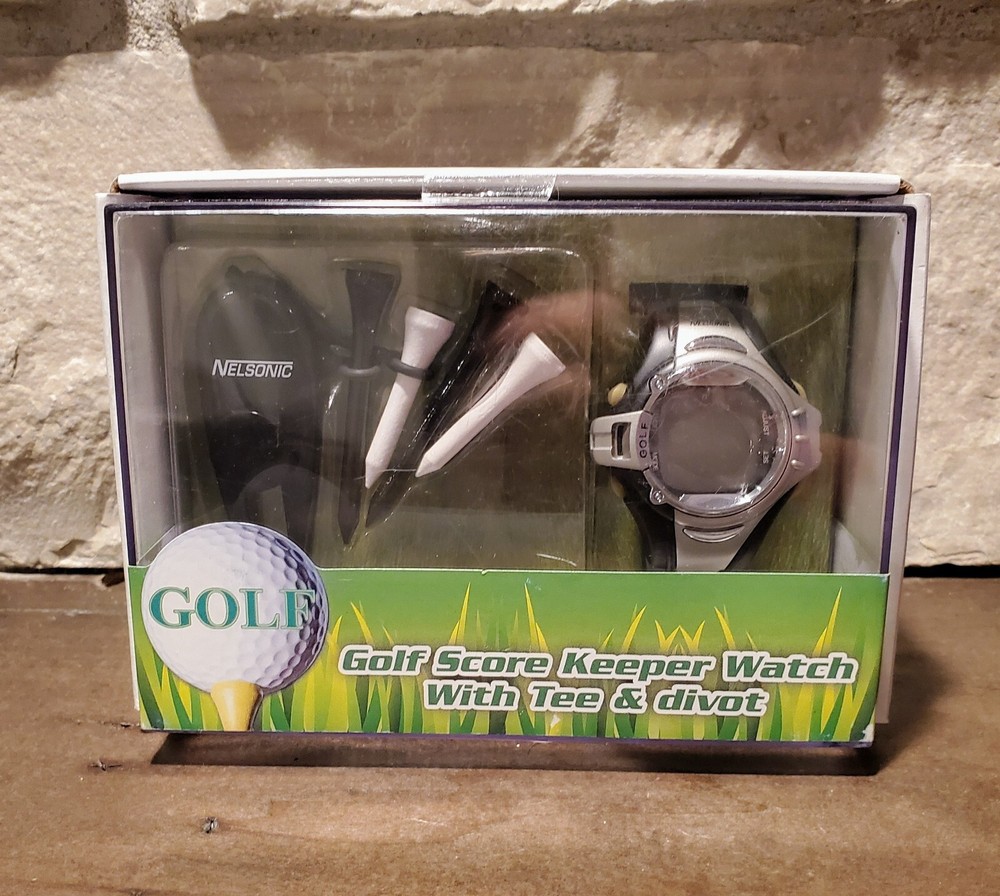 Golf Score Keeper Watch w/Tees & Divot Tool!