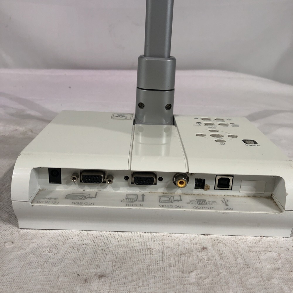 Elmo Model TT-02RX Document Camera Visual Presenter - POWER SUPPLY NOT INCLUDED!