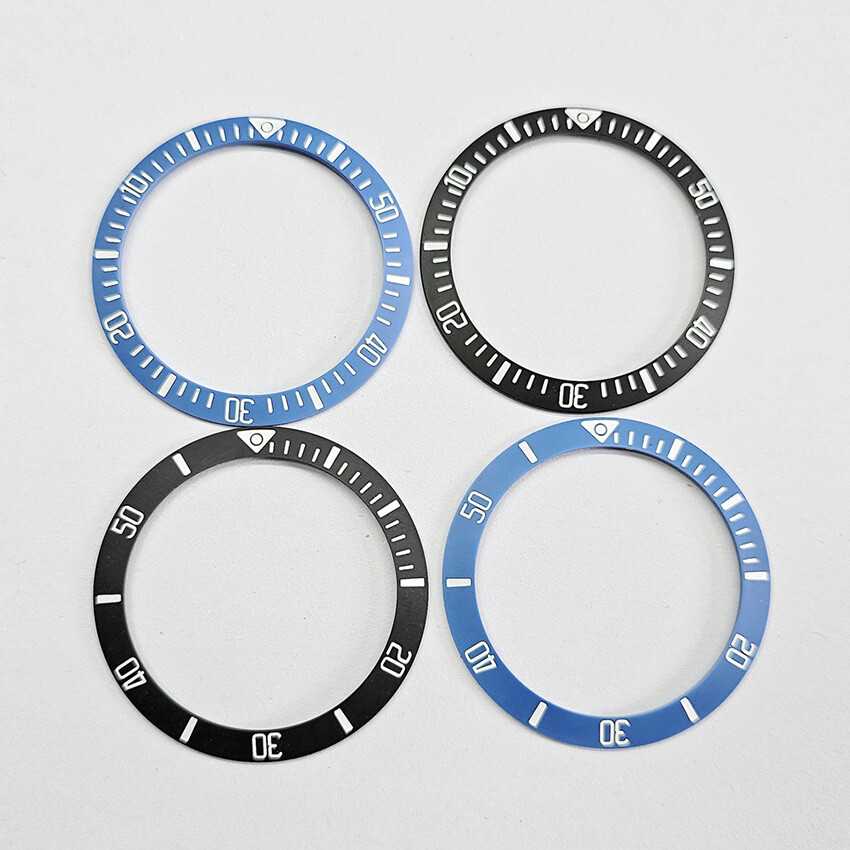 38mm Ceramic Bezel Ring Blue Luminous Wacth Bezel Insert Ring For SUB Watch Part