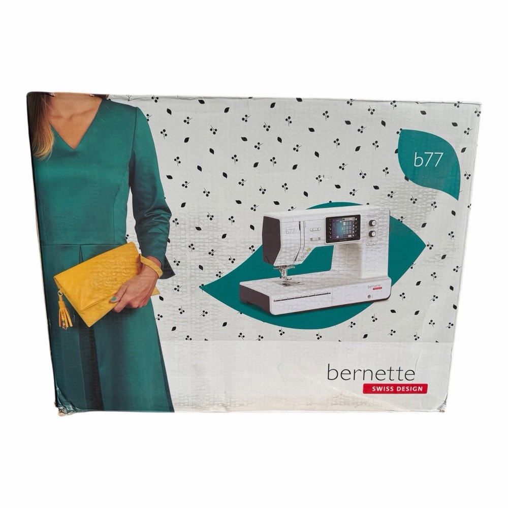 Bernette b77 Computerized Sewing & Quilting Machine – New Sealed 8-Piece Set