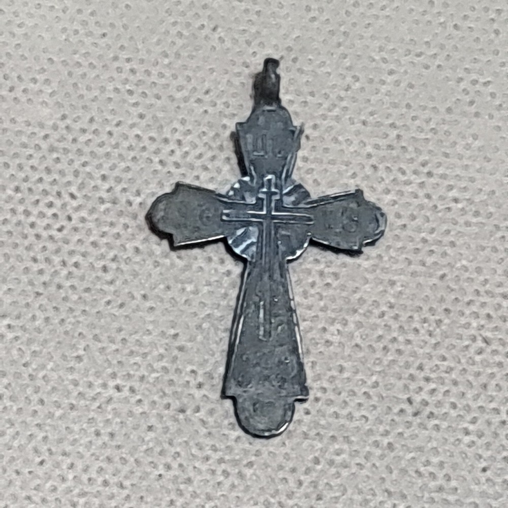 ANCIENT IMPERIAL RUSSIAN 84 SILVER cross