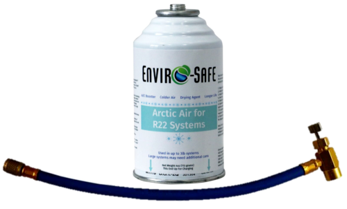 Envirosafe Arctic Air, 4 oz can, Refrigerant/Coolant Support, can & hose