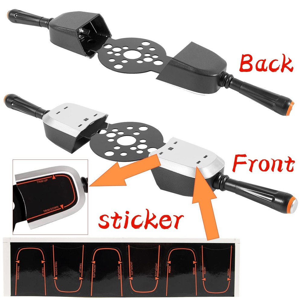 For SeaStar Pro Trim/Jack Plate Control Switch PT2000P-1P, Steering Helm Mount