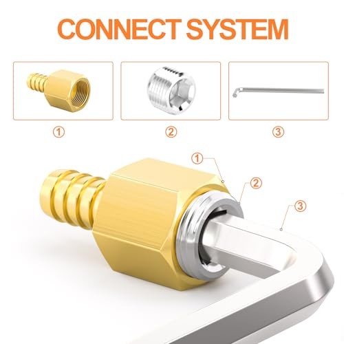 Pcs 3/8NPT Aluminium Pipe Plug Fitting Internal Hex Thread Socket 3/8" NPT 4