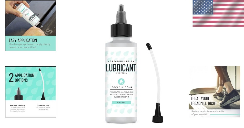 4oz Easy Application Treadmill Lubricant - Enhance Performance & Longevity