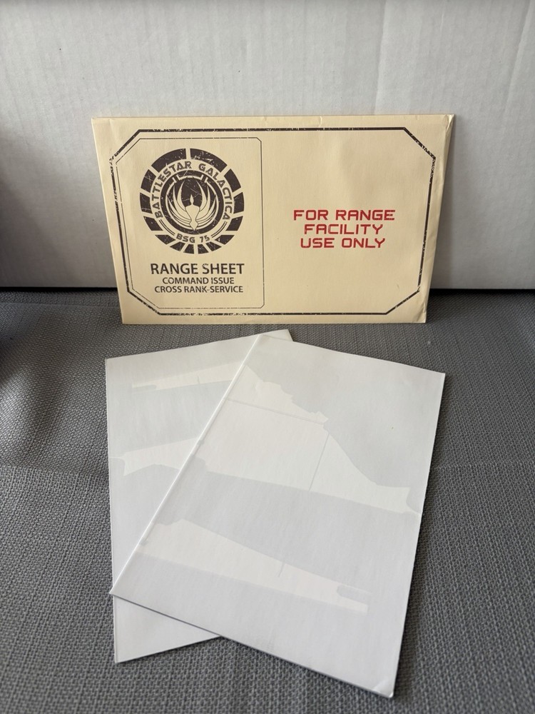 BattleStar Galactica Range Sheet Cylon Target Practice Poster-New