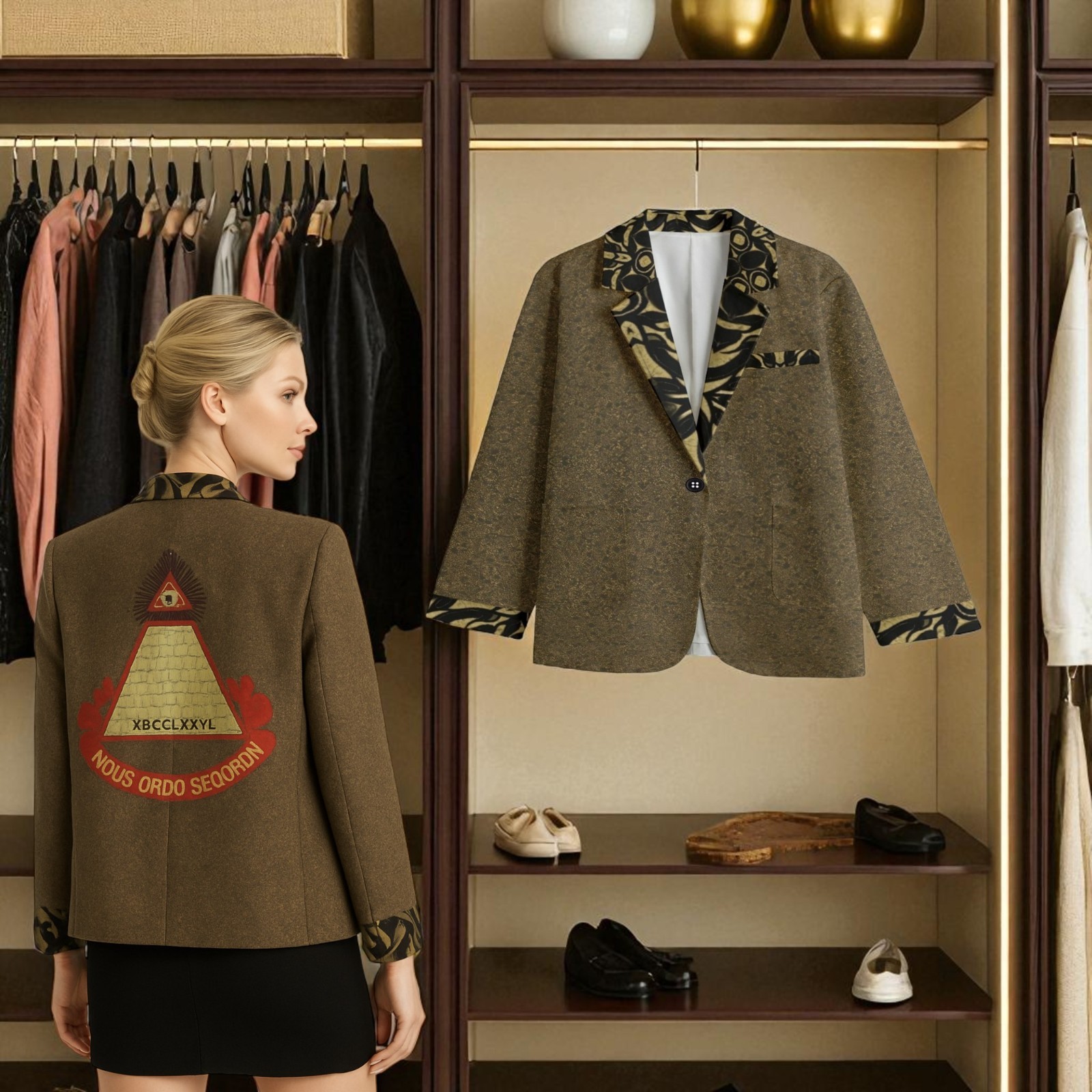 80s Inspired Desperately Seeking Susan Jacket for Women-Size XS - 5XL