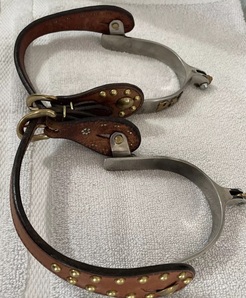 Top Hand Marked PM~Rodeo Spurs W/Straps