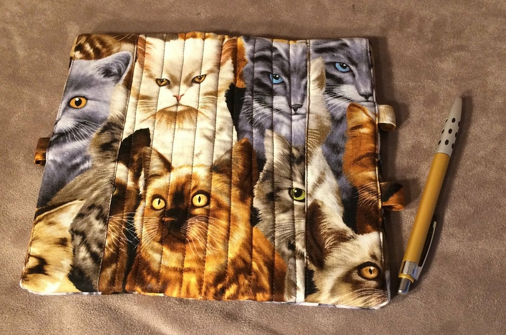 Quilted Fabric Checkbook Covers