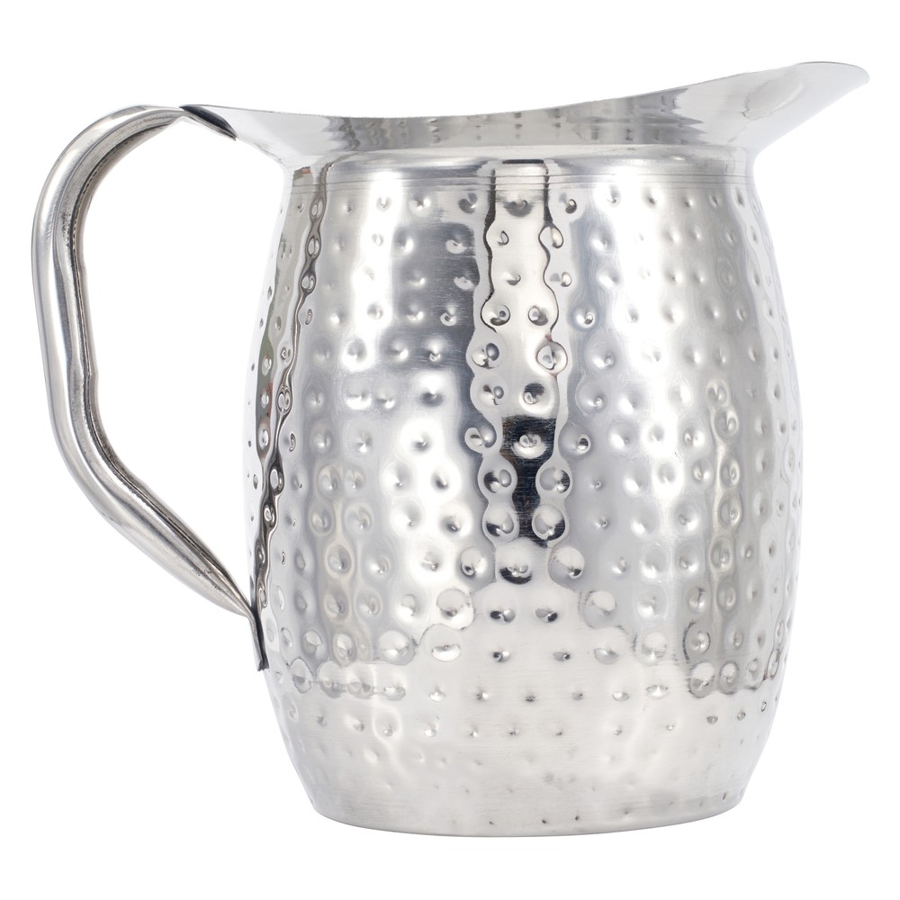 3 Quart Bell Pitcher, Hammered, S/S (12 Each)