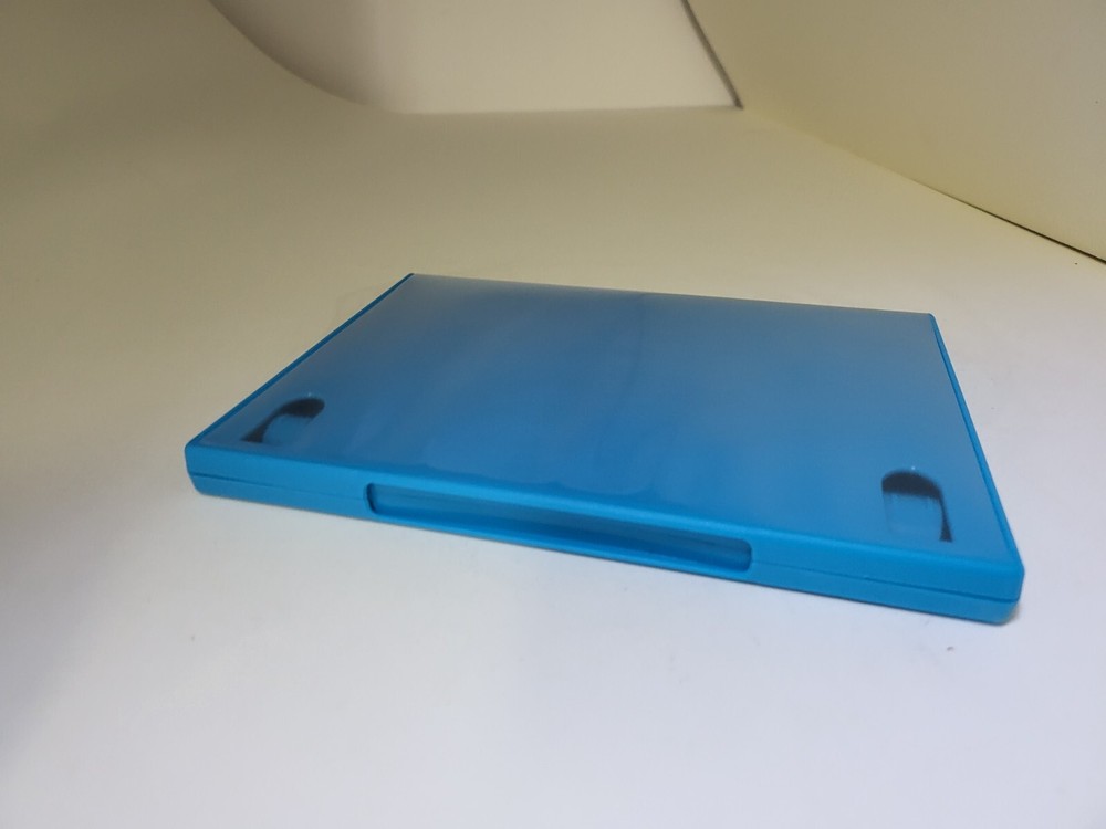 NEW Official OEM Nintendo Wii U Blue Empty Replacement Video Game Case