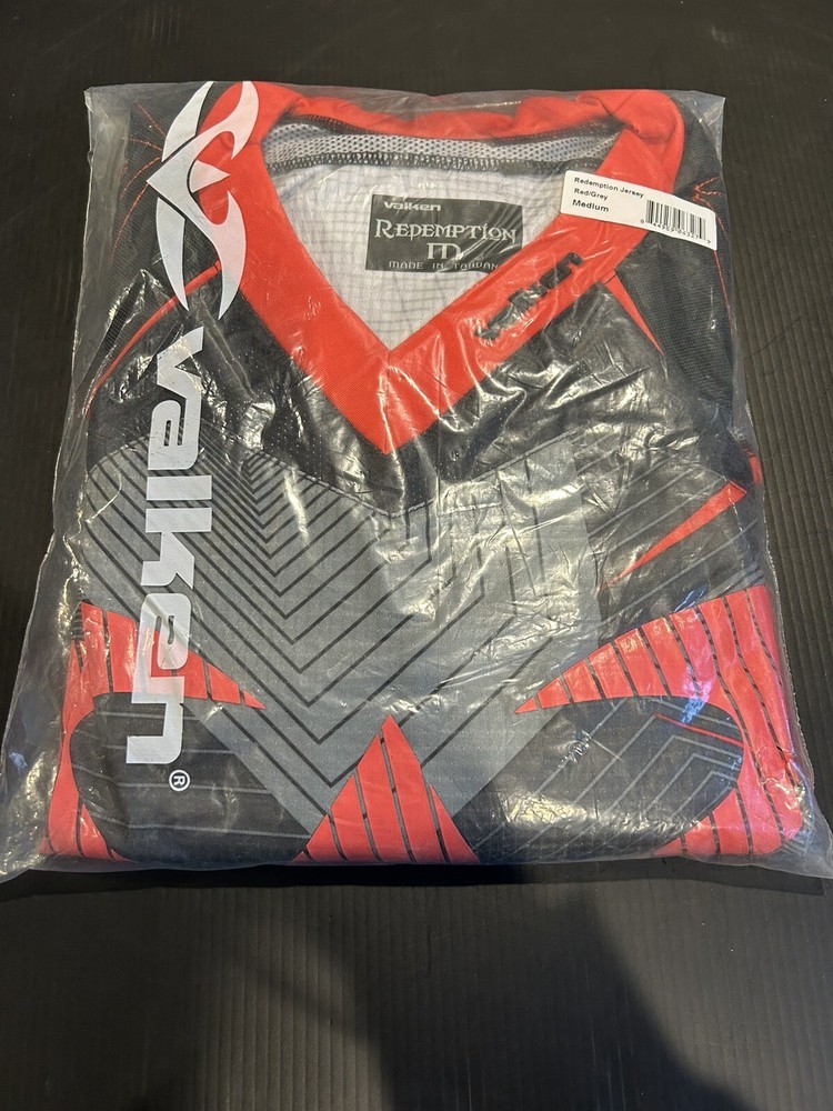NEW!! Valken Redemption Jersey - Medium - Red/Grey