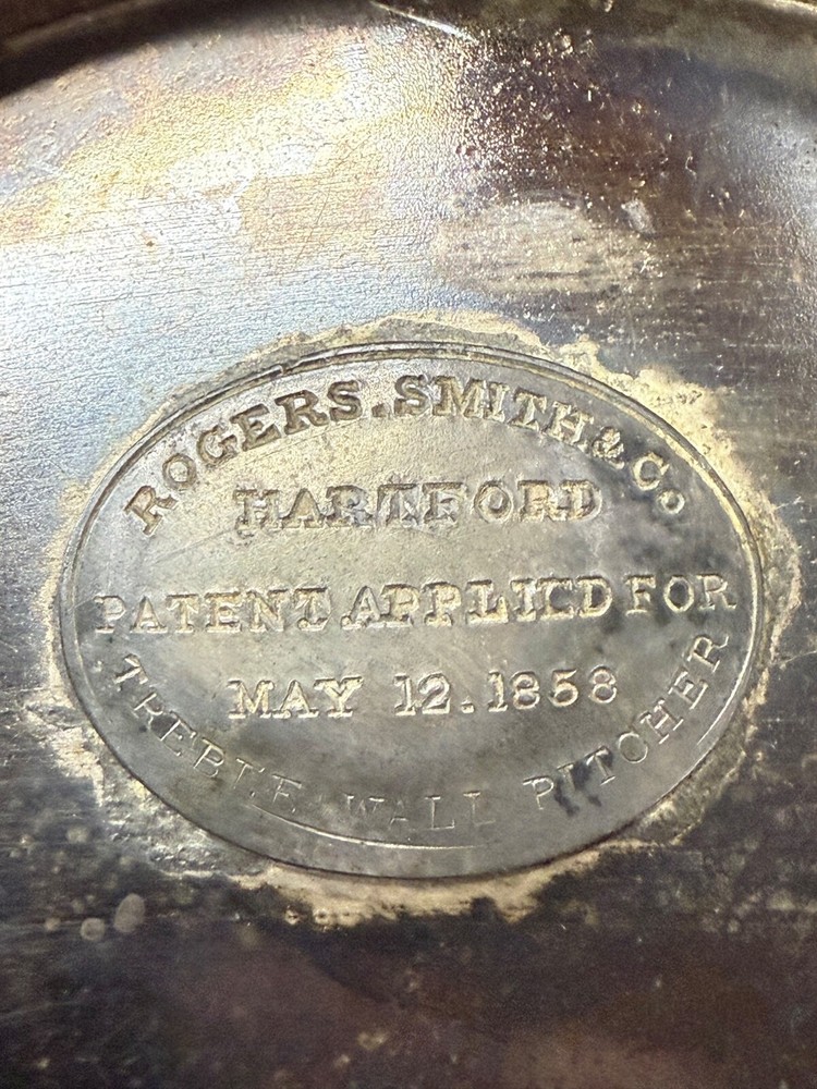 Antique victorian Silver Rogers smith & co 1858 ornate