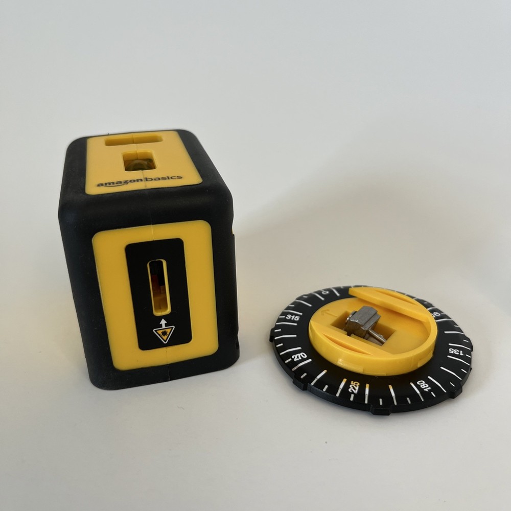 Laser Line Level Extra Large Bubble Vials 360 Degree Rotating Tested And Working