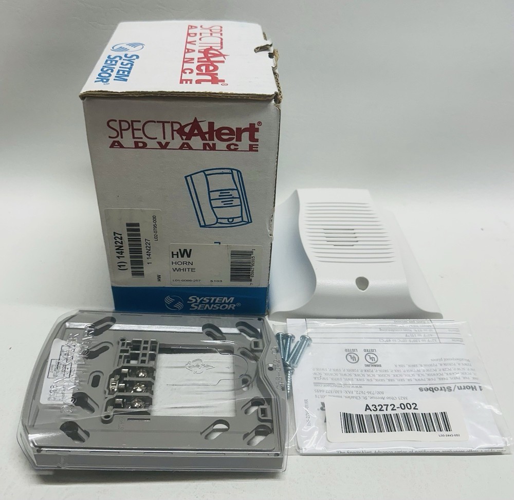 NEW System Sensor HW Horn White