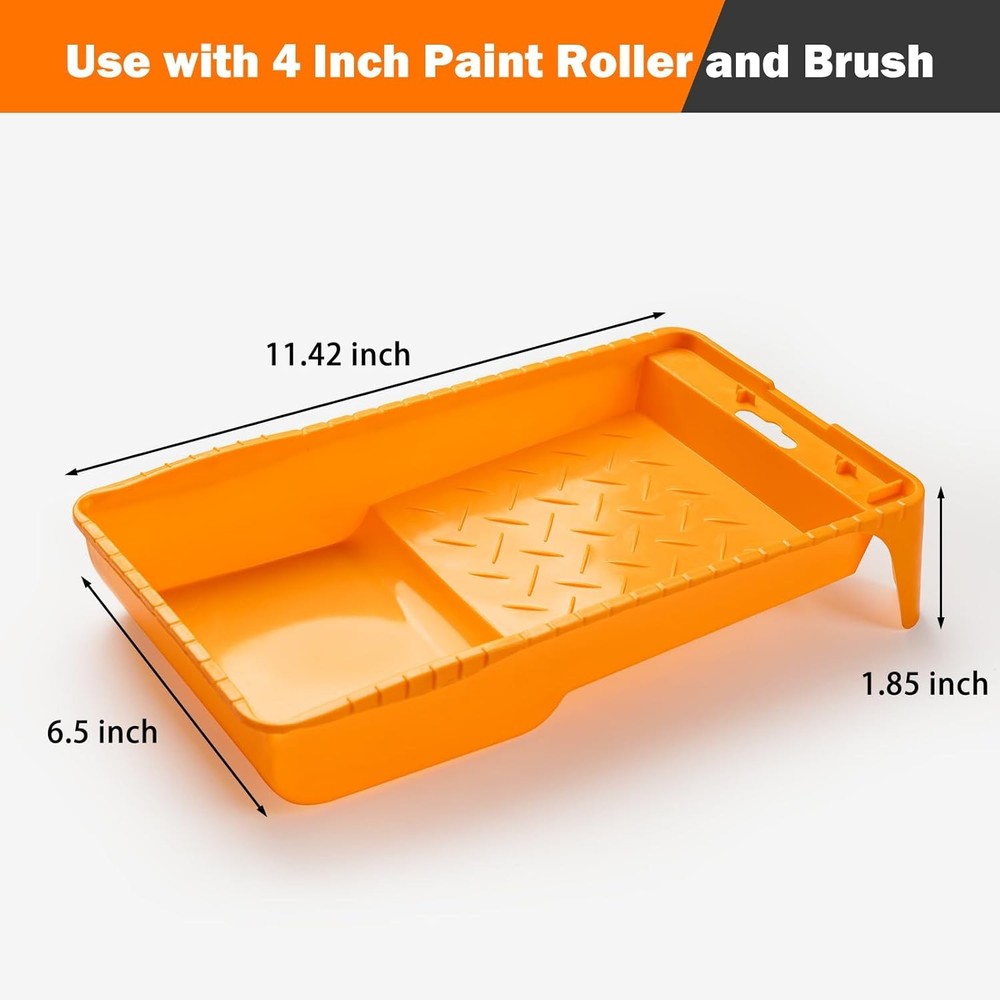Paint Roller Kit 22 Piece, 4" 2" Paint Rollers,Foam Paint Roller,Microfiber Roll